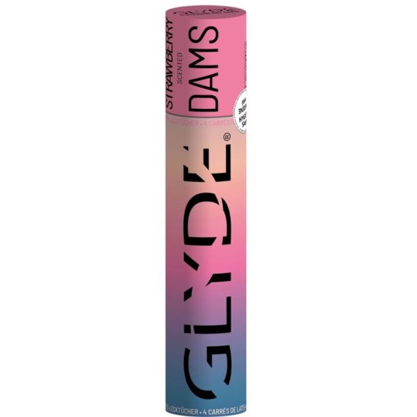 Sheer Glyde – Dams Laminas Latex Oral Sex Sheets Strawberry