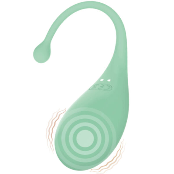 Adrien Lastic - Palpitation Remote App Vibrating Egg Green - Image 2