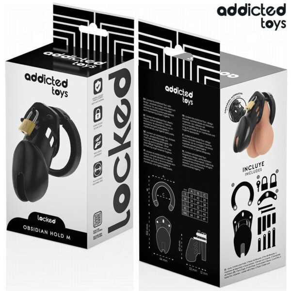 Addicted Toys - Obsidian Hold Penis Cage M - Image 7