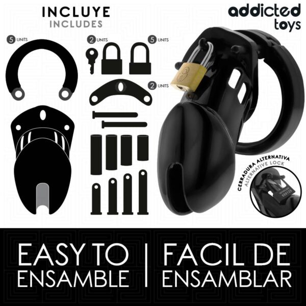 Addicted Toys - Obsidian Hold Penis Cage M - Image 4