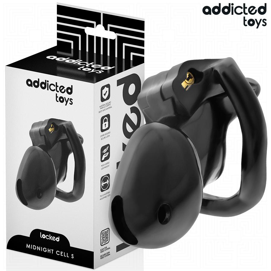Addicted Toys - Midnight Cell Penis Cage S 4.8 CM