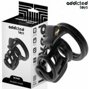 Addicted Toys - Gilded Silicone Penis Cage 8.5 CM