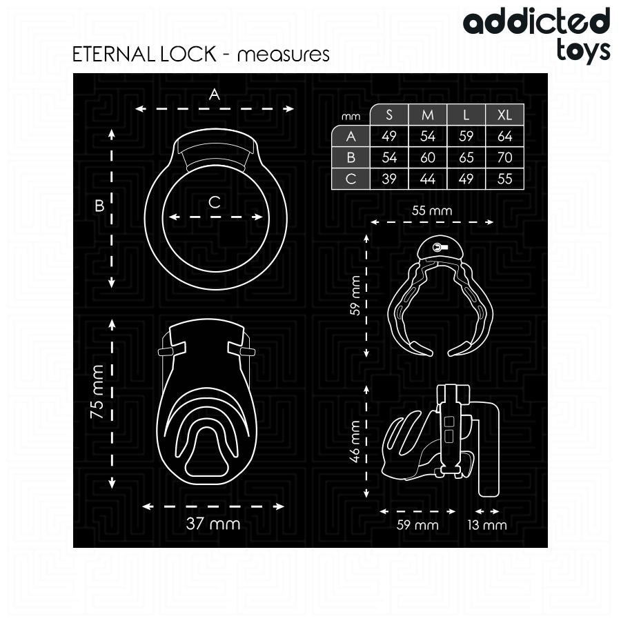 Addicted Toys - Eternal Lock Penis Cage 9 CM - Image 6