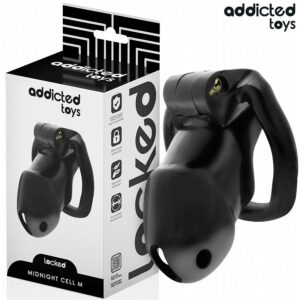 Addicted Toys - Midnight Cell Penis Cage M 4.2 CM