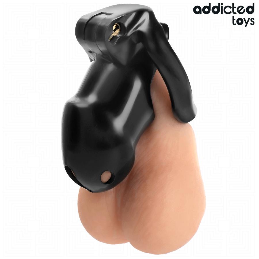 Addicted Toys - Midnight Cell Penis Cage M 4.2 CM - Image 3
