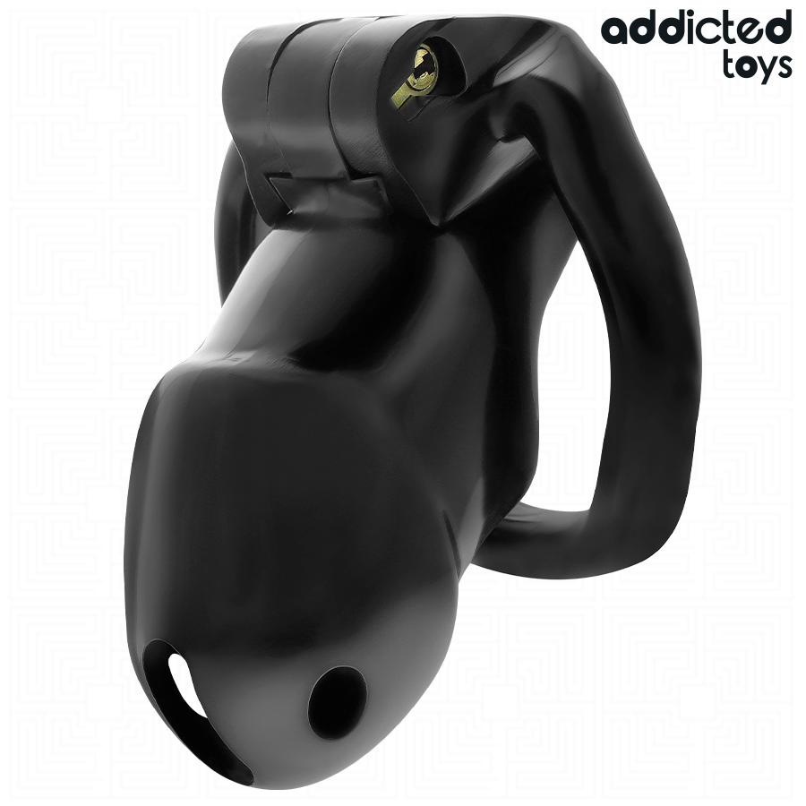 Addicted Toys - Midnight Cell Penis Cage M 4.2 CM - Image 2