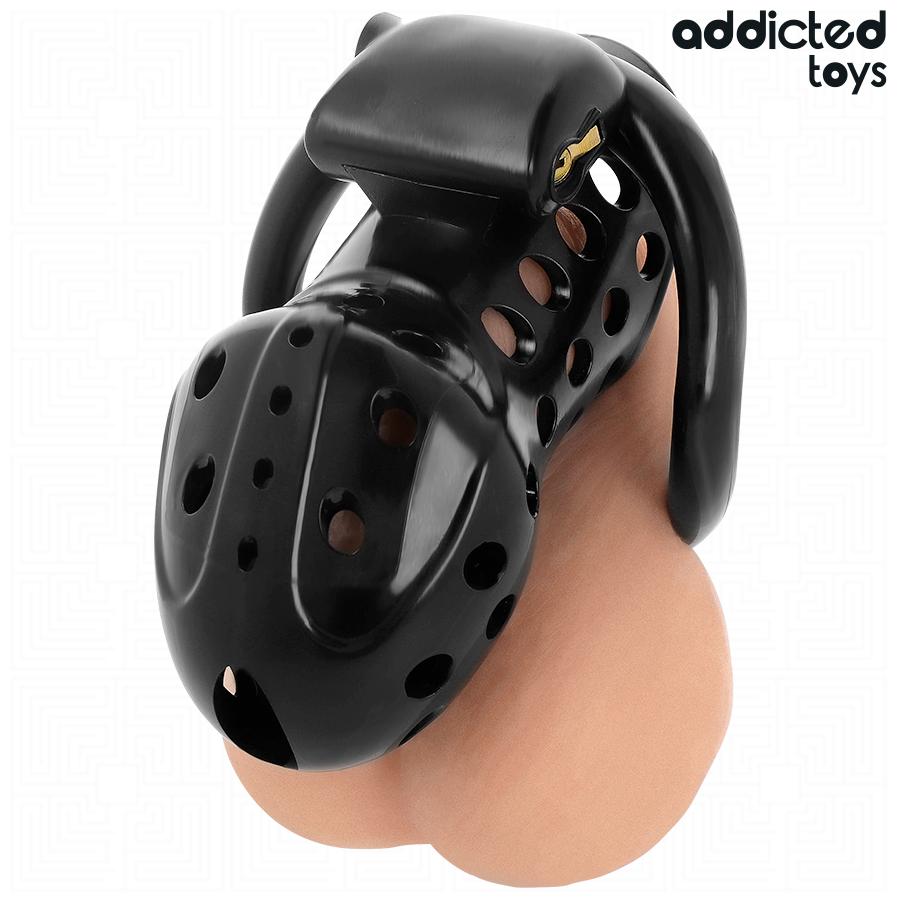 Addicted Toys - Chained Hollow Penis Cage 10.5 CM - Image 3