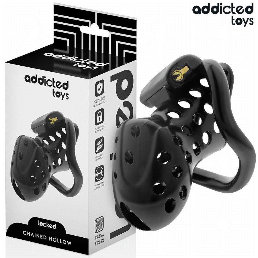 Addicted Toys - Chained Hollow Penis Cage 10.5 CM