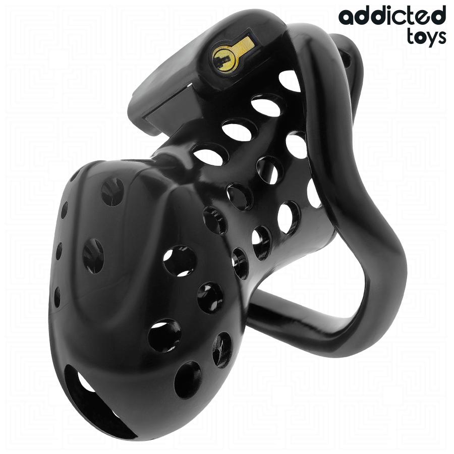 Addicted Toys - Chained Hollow Penis Cage 10.5 CM - Image 2