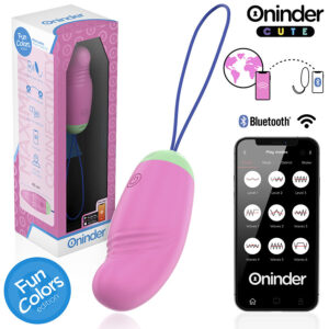 Oninder - Cute Vibro 360 Rotating Silicone Egg & App