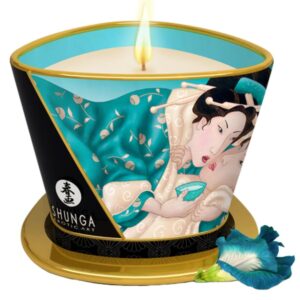 Shunga - Mini Caress Massage Candle Island Blossoms 170 ml