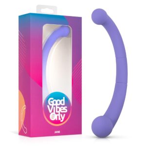 Good Vibes Only - Double End Vibrator Jane Purple