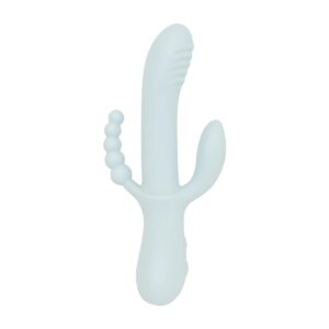 Good Vibes Only - Sage Triple Stimulation Vibe Blue