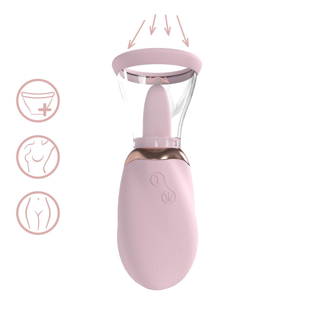 Loveline - Boost Rechargeable Vulva & Breast Pump Pink