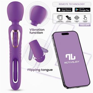 IntoYou - Salma App Control Wand with Flipping Tongue Purple
