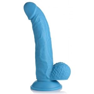 XR Brands - Popping 7.5 Inch Dildo Blue