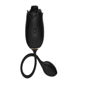 Fifty Shades of Grey - Blushing Rose Suction & G-Spot Vibrator Black