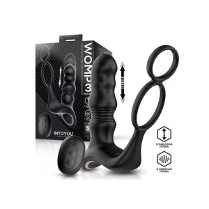 IntoYou - Womp Remote Thrusting & Vibrating Prostate Massager Black