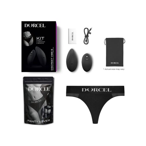 Dorcel - Discreet Vibe Panty Vibrator Set Black Medium - Image 7