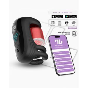 Intoyou - Torky Compressing Rotating Masturbator with App Control Black