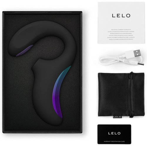 LELO - ENIGMA Double Sonic A-spot Vibrator Black