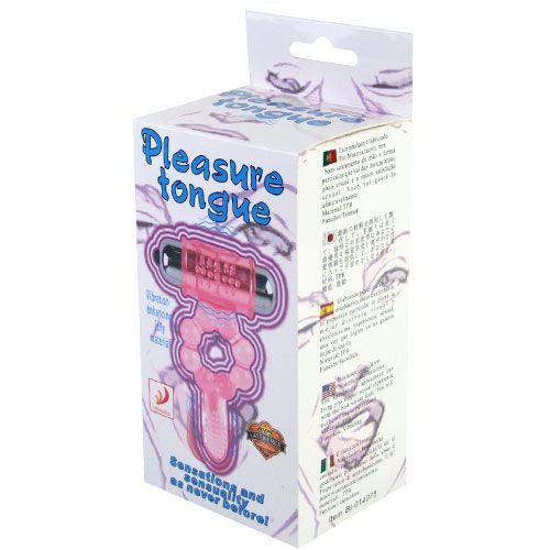 Baile For Him - Silicone Ring 10 Tongue Rhythms Pink