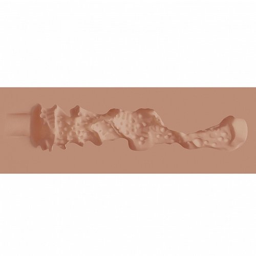 Tan XKIN Career Girls Naughty Nurse Trixie Masturbator shown upright against a white background, displaying the compact TPE sleeve with realistic vaginal opening.