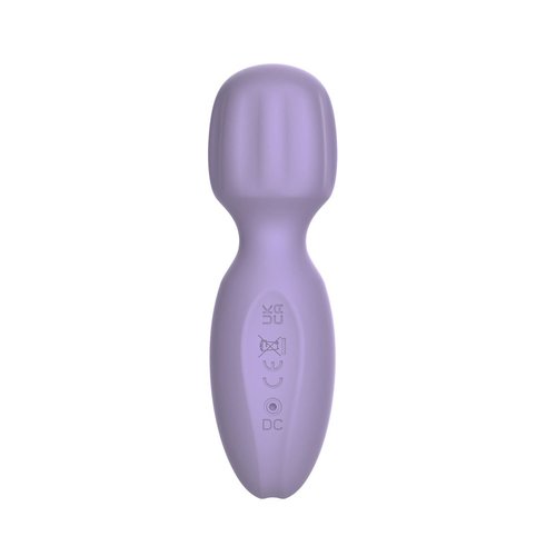 Pixey - 2GO Powerful Mini Wand Vibrator Lilla - Image 4
